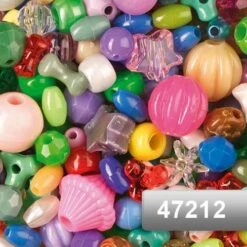 Packs Of Multicoloured Plastic Beads -Copic Shop PacksOfMulticolouredPlasticBeads 3
