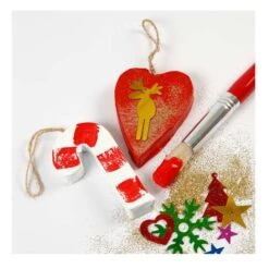 Papier-Mâché Christmas Gift Tags 10 Papier-Mâché Christmas Gift Tags -Copic Shop Papier MC3A2chC3A9ChristmasGiftTags 2