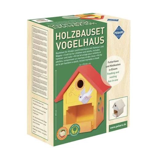 Pebaro Wooden Bird House Construction Kit 3 Pebaro Wooden Bird House Construction Kit