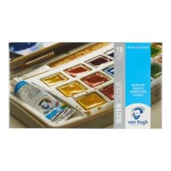 Royal Talens Van Gogh Watercolour Set - 18 Half Pans 10 Royal Talens Van Gogh Watercolour Set - 18 Half Pans -Copic Shop RoyalTalensVanGoghWatercolourSet 18halfpans 3