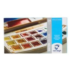 Royal Talens Van Gogh Watercolour Set - 24 Half Pans 9 Royal Talens Van Gogh Watercolour Set - 24 Half Pans -Copic Shop RoyalTalensVanGoghWatercolourSet 24halfpans 2