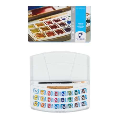 Royal Talens Van Gogh Watercolour Set - 24 Half Pans 3 Royal Talens Van Gogh Watercolour Set - 24 Half Pans