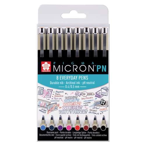 Sakura Pigma Micron PN Everyday Pen Set 3 Sakura Pigma Micron PN Everyday Pen Set