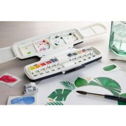 Schmincke | Akademie® Watercolour Set — 10 Half Pans -Copic Shop Schmincke7CAkademieC2AEWatercolourSetE2809410halfpans 4