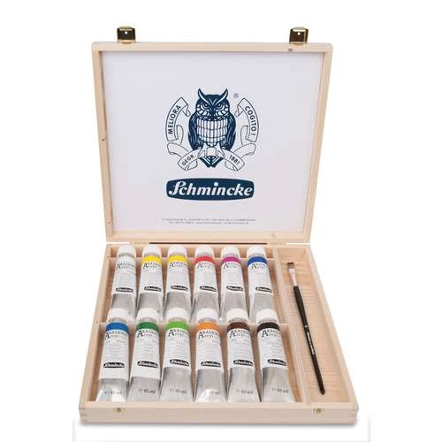 Schmincke Akademie Acryl Wooden Box Set 3 Schmincke Akademie Acryl Wooden Box Set