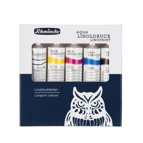 Schmincke Aqua Linoprint Colour Set 3 Schmincke Aqua Linoprint Colour Set
