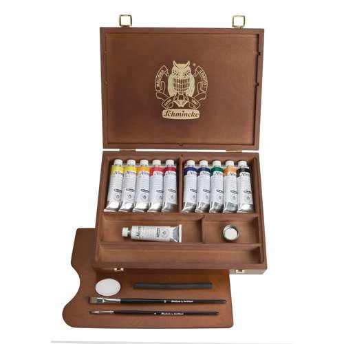 Schmincke Norma Deluxe 10-Tube Oil Colour Box Set 3 Schmincke Norma Deluxe 10-Tube Oil Colour Box Set