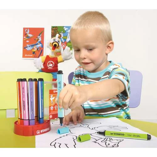 Stabilo Trio Scribbi 12 Marker Pen Set 5 Stabilo Trio Scribbi 12 Marker Pen Set - Image 3