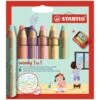 Stabilo Woody 3 In 1 Pastel Set 2 Stabilo Woody 3 In 1 Pastel Set -Copic Shop StabiloWoody3in1PastelSet