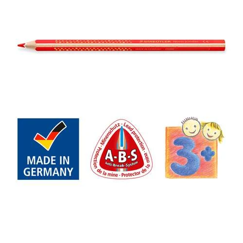 Staedtler Noris Jumbo Coloured Pencil Bonus Pack 128 8 Staedtler Noris Jumbo Coloured Pencil Bonus Pack 128 - Image 6