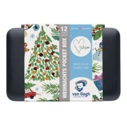 TALENS | Van Gogh Watercolour "Weihnachten" (Christmas) Pocket Box — 12 Half Pans -Copic Shop TALENS7CvanGoghWatercolour26quot3BWeihnachten26quot3B28Christmas29PocketBoxE2809412halfpans 3