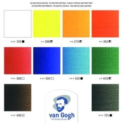 Talens | Van Gogh Oil Colour — Basic 10-case -Copic Shop Talens7CvanGoghoilcolourE28094Basic10 case 3