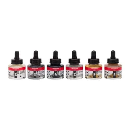 Talens Amsterdam Acrylic Ink Lettering Set 5 Talens Amsterdam Acrylic Ink Lettering Set - Image 3