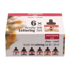 Talens Amsterdam Acrylic Ink Lettering Set