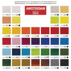 Talens Amsterdam Standard Series 36 Paint Set -Copic Shop TalensAmsterdamStandardSeries36PaintSet 5