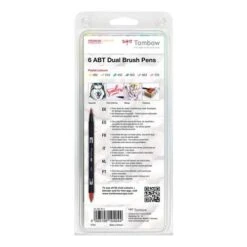 Tombow® Tombow ABT Dual 6 Brush Pen Sets -Copic Shop TombowABTDual6BrushPenSets 2