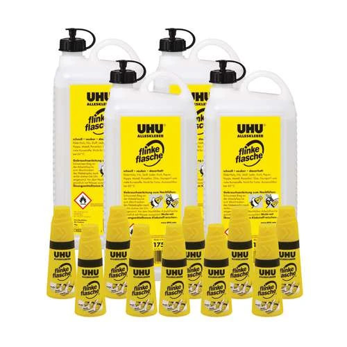 UHU® Uhu Flinke Flasche Universal Adhesive Sets 4 UHU® Uhu Flinke Flasche Universal Adhesive Sets - Image 2