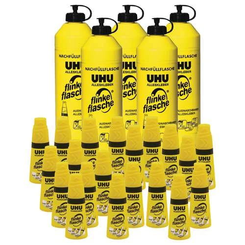 UHU® Uhu Flinke Flasche Universal Adhesive Sets 3 UHU® Uhu Flinke Flasche Universal Adhesive Sets