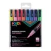 Uni Posca Glitter Markers PC-3ML Set Of 8 -Copic Shop UniPoscaGlitterMarkersPC 3MLSetof8
