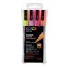 Uni Posca Glitter Markers PC-3ML Sets Of 4 -Copic Shop UniPoscaGlitterMarkersPC 3MLSetsof4
