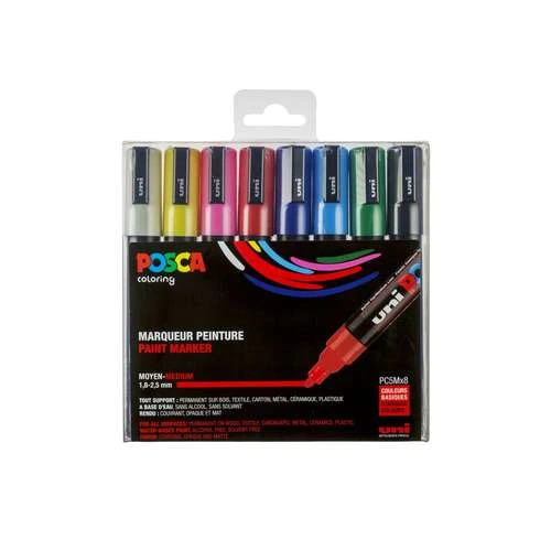 Uni Posca PC-5M Marker Sets 3 Uni Posca PC-5M Marker Sets