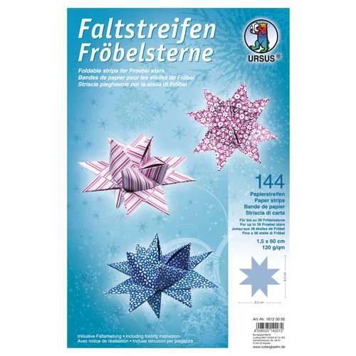 Ursus Froebel Stars Folding Strips Retro 1 Pack 3 Ursus Froebel Stars Folding Strips Retro 1 Pack