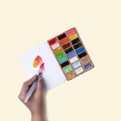 VIVIVA COLORS | Watercolor Pans Set - Deluxe 24 Pan Set -Copic Shop VIVIVACOLORS7CWatercolorPansSet Deluxe24panset 2