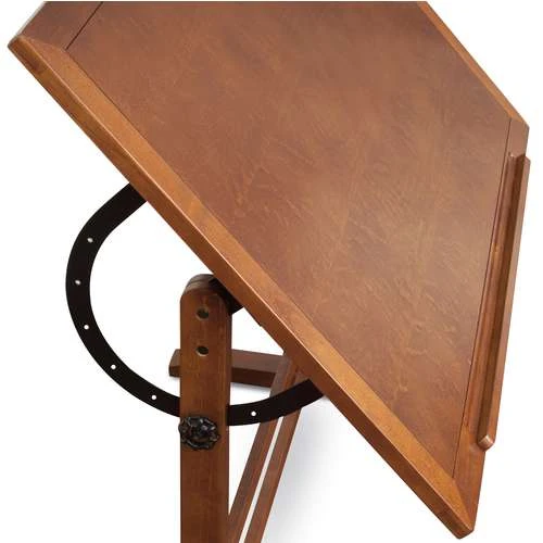 Vintage Studio Design Wooden Drawing Table 4 Vintage Studio Design Wooden Drawing Table - Image 2