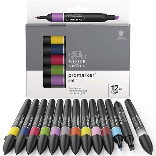Winsor & Newton 12 Promarker Sets 3 Winsor & Newton 12 Promarker Sets