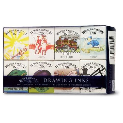Winsor & Newton 'William' Drawing Inks Set 3 Winsor & Newton 'William' Drawing Inks Set