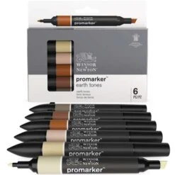 Winsor & Newton 6 Promarker Sets 12 Winsor & Newton 6 Promarker Sets -Copic Shop Winsor26amp3BNewton6PromarkerSets 4