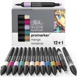 Winsor & Newton | Promarker™ Sets — 12 Markers -Copic Shop Winsor26amp3BNewton7CPromarkerE284A2SetsE2809412markers 3
