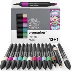 Winsor & Newton | Promarker™ Special Manga Pens — 12 Pen Sets