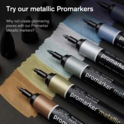 Winsor & Newton BrushMarker Metallic Set -Copic Shop Winsor26amp3BNewtonBrushMarkerMetallicSet 4