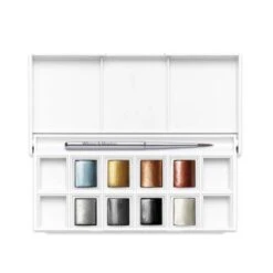 Winsor & Newton Cotman Watercolour Metallic Pocket Set 10 Winsor & Newton Cotman Watercolour Metallic Pocket Set -Copic Shop Winsor26amp3BNewtonCotmanWatercolourMetallicPocketSet 2