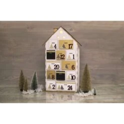 Wooden Advent Calendar House -Copic Shop WoodenAdventCalendarHouse 2
