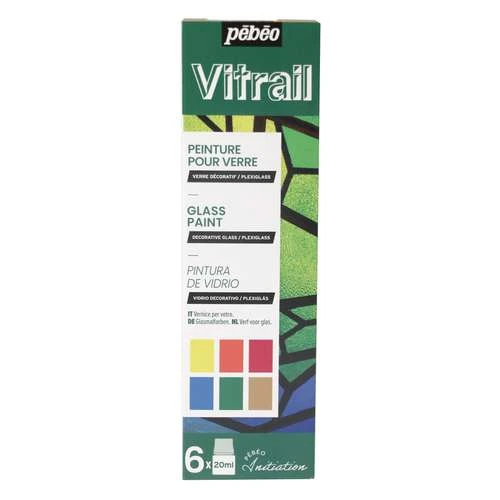 Pebeo Pébéo | Vitrail Glass Painting Set — 6 Colours 3 Pebeo Pébéo | Vitrail Glass Painting Set — 6 Colours